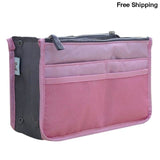 Coofit Organizer Insert Bag for Women - Pink