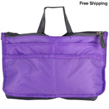Coofit Organizer Insert Bag for Women - Purple