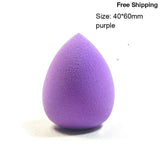 Fulljion Makeup Foundation Sponge - large purple
