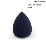 Fulljion Makeup Foundation Sponge - small black