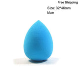 Fulljion Makeup Foundation Sponge - small blue