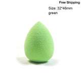 Fulljion Makeup Foundation Sponge - small green