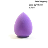 Fulljion Makeup Foundation Sponge - small purple